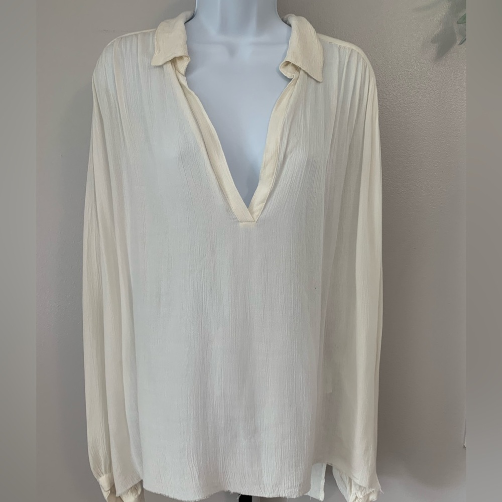 NWT Free People  Cream Blouse